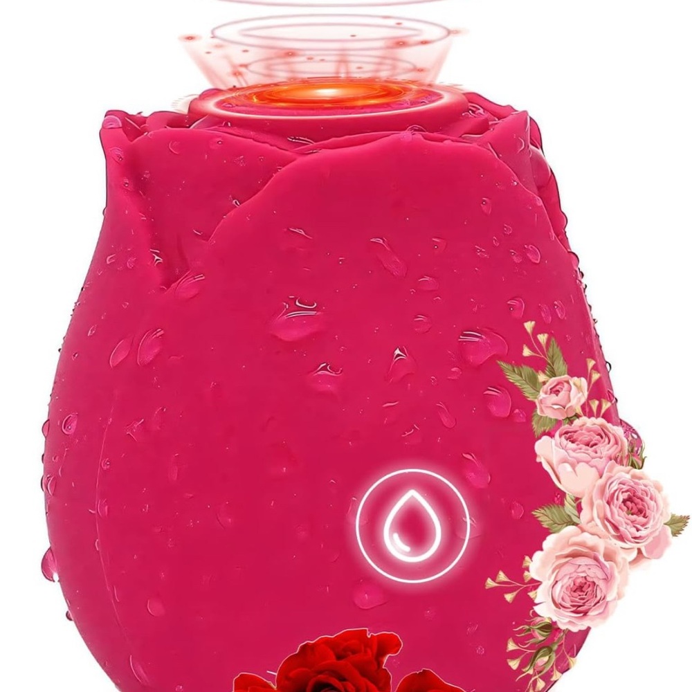Rose-Shaped Pink Bath Accessory
